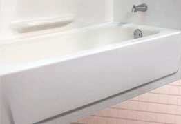 cut out of an existing bathtub